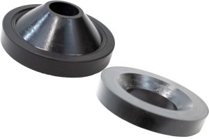 Jeep Rubicon Coil Spring Spacer Kit - Front + Rear - Fishbone Offroad - 0.75In Lift - Black - `07-`18